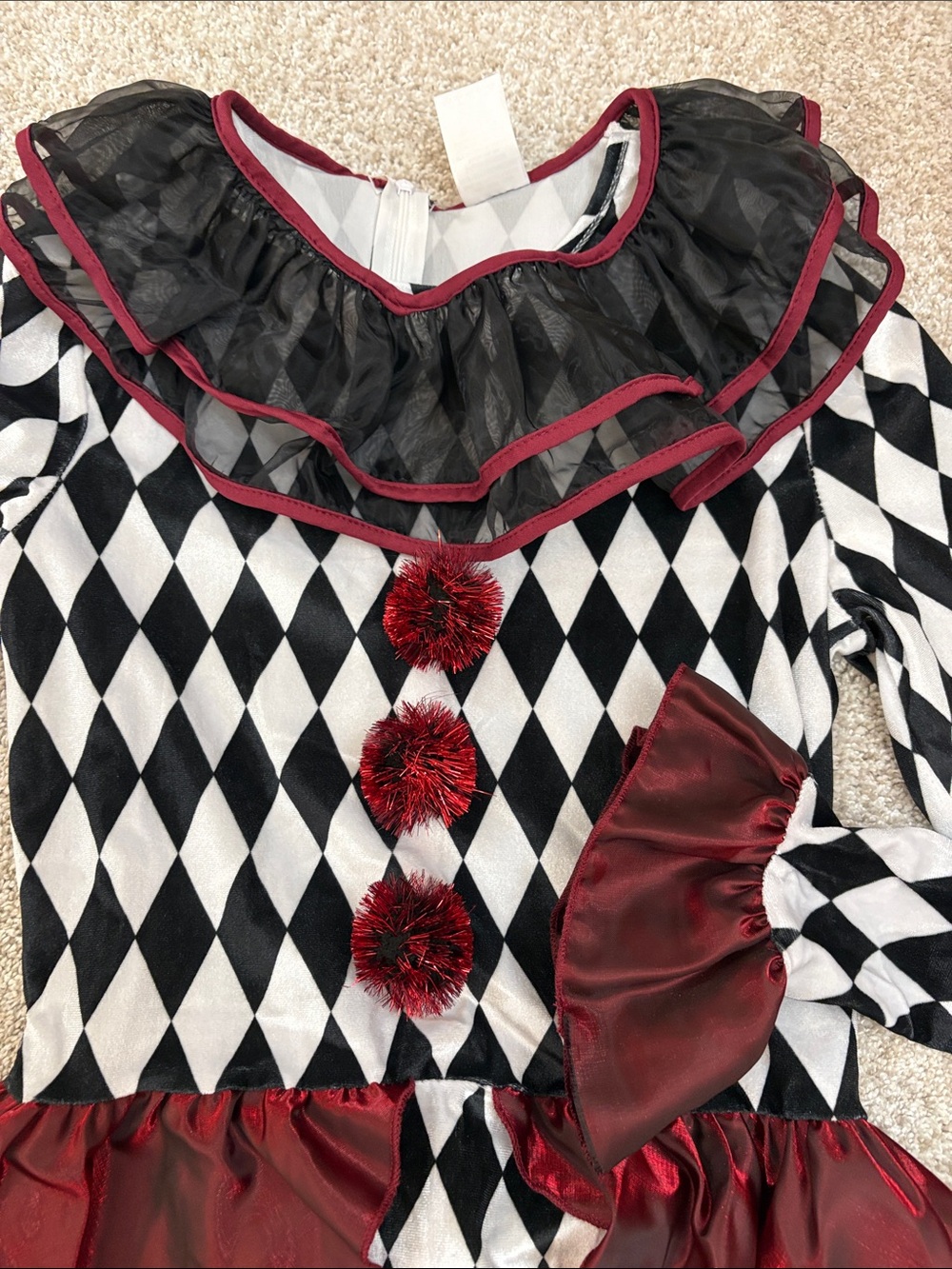 NYT Spirit Halloween Circus Clown Costume - Picture 7 of 11
